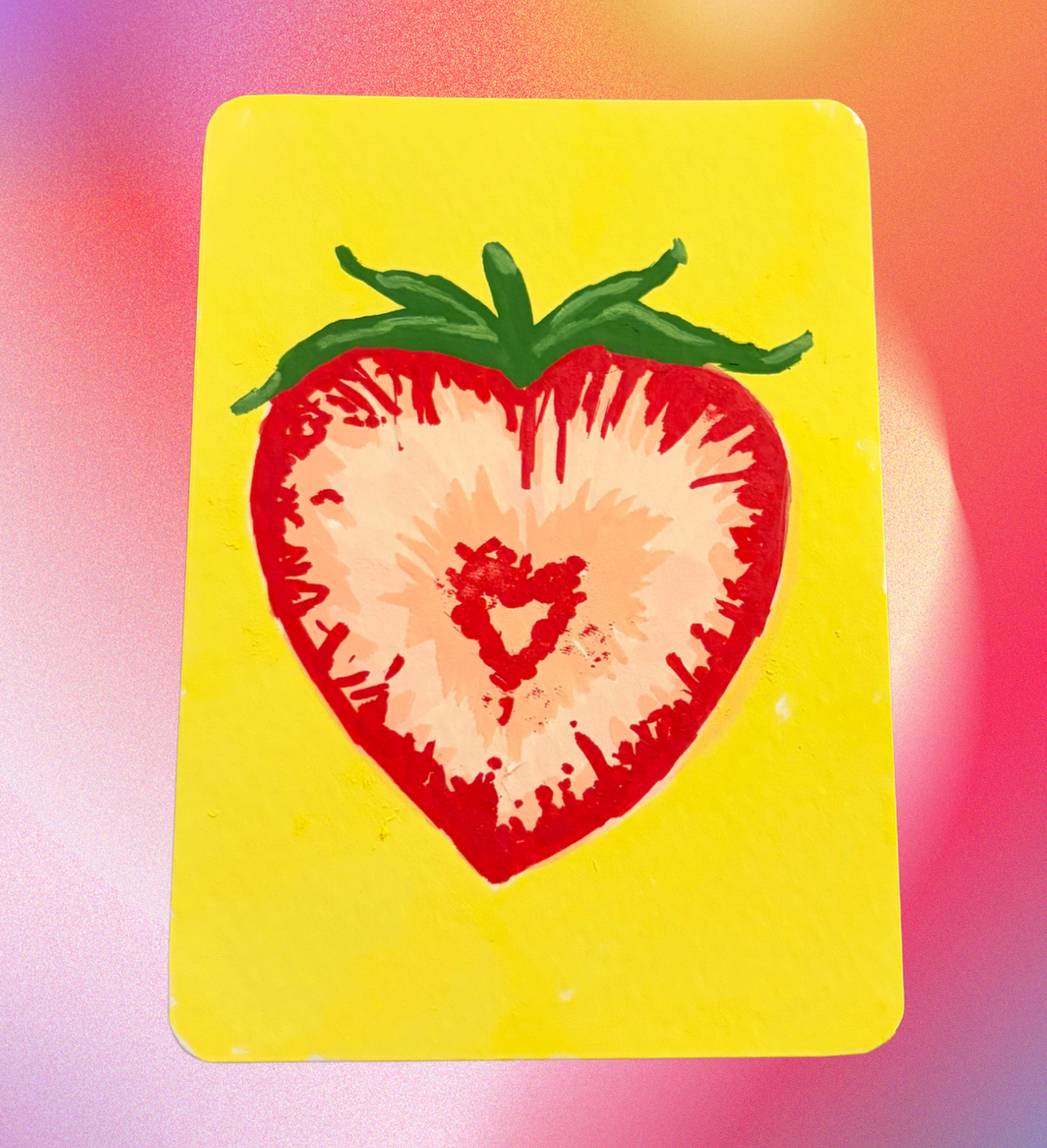 "love berry" print