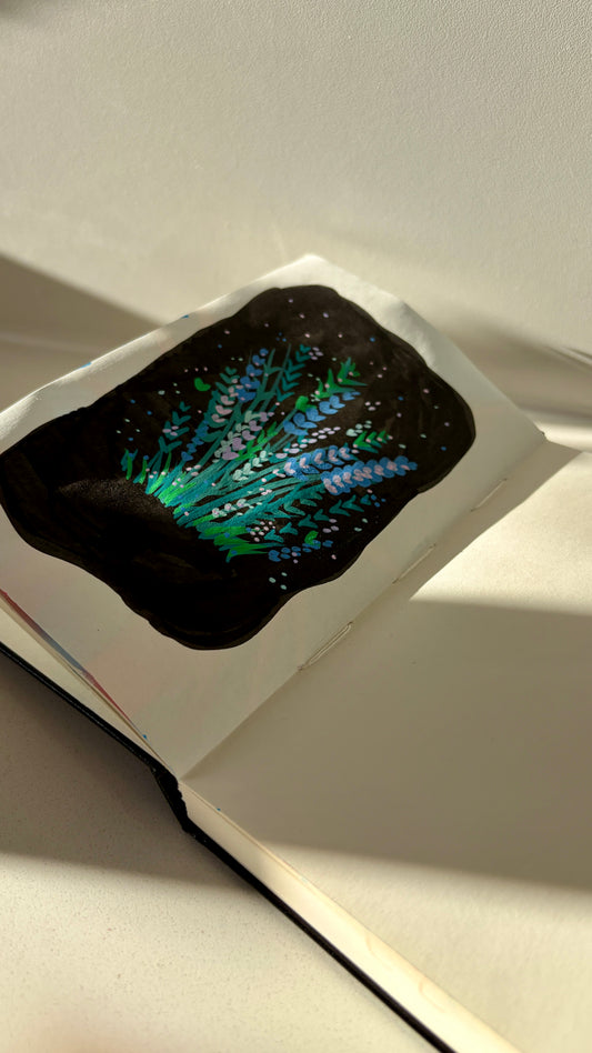 ''midnight garden' print